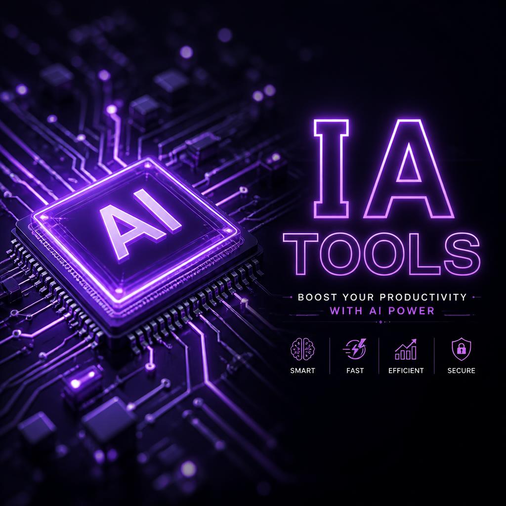gpt image 2 futuristic dark background glowing purple ai chip with circuit connections text 0