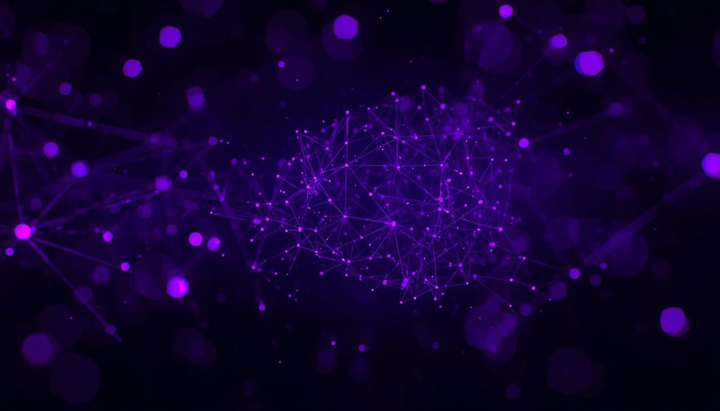 lucid origin ai video generation interface cinematic dark background glowing purple neural ne 0